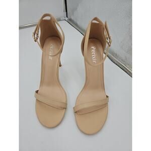 Perixir Ankle Strap High Heel Open Toe Sandals Size 240/US 7.5